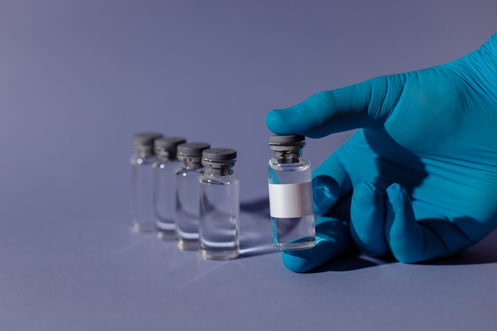 Frasco de peptídeo para pesquisa laboratorial